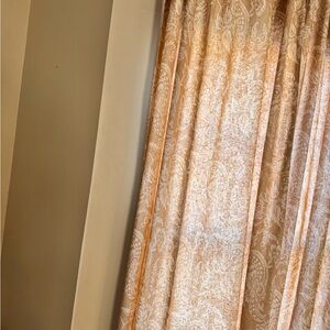 Pottery Barn Alessandro Honey Gold Curtains 50 x 96